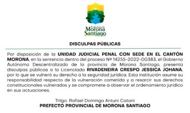 DISCULPAS PÚBLICAS