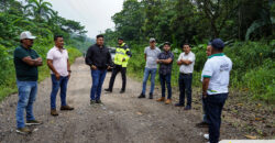 AVANZAN TRABAJOS PRELIMINARES PARA EL ASFALTADO DE LA VÍA PEÑAS – YAUPI