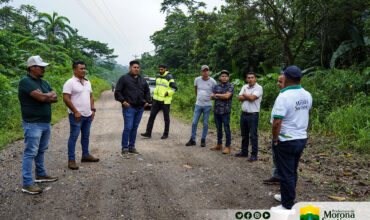 AVANZAN TRABAJOS PRELIMINARES PARA EL ASFALTADO DE LA VÍA PEÑAS – YAUPI