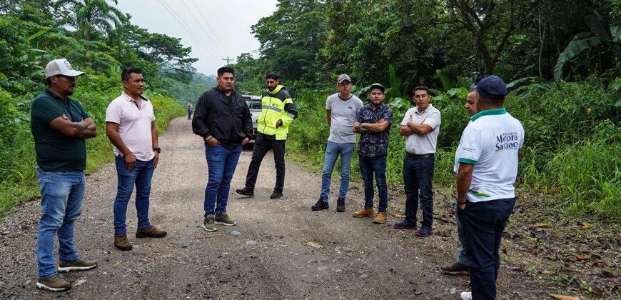 AVANZAN TRABAJOS PRELIMINARES PARA EL ASFALTADO DE LA VÍA PEÑAS – YAUPI