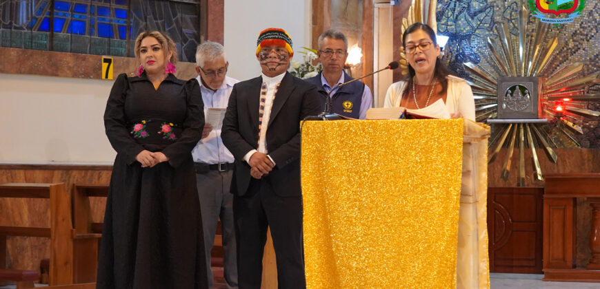 MISA DE ACCIÓN DE GRACIAS, POSESIÓN DEL PREFECTO TIYUA UYUNKAR