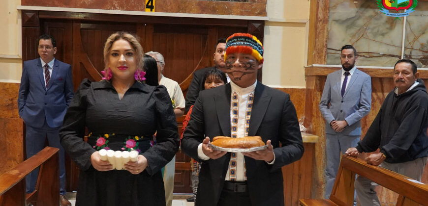 MISA DE ACCIÓN DE GRACIAS, POSESIÓN DEL PREFECTO TIYUA UYUNKAR