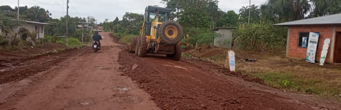 BOLETÍN Nº0018 Mantenimiento de vías en el cantón fronterizo