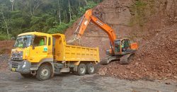 Mantenimiento de la vía a Taisha
