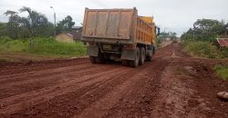 Mantenimiento de la vía a Taisha