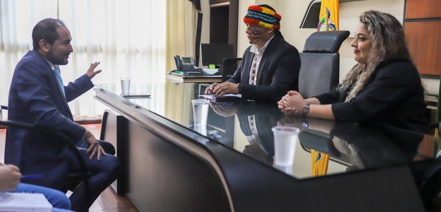 Reunión de trabajo con el Instituto Nacional de Economía Popular