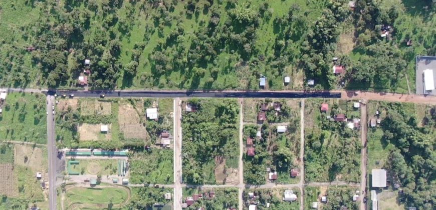 Asfaltamos el paso lateral de Huamboya