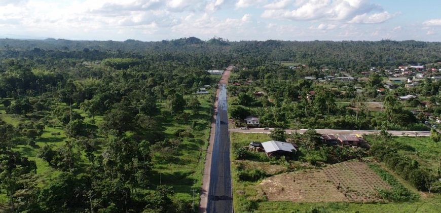 Asfaltamos el paso lateral de Huamboya