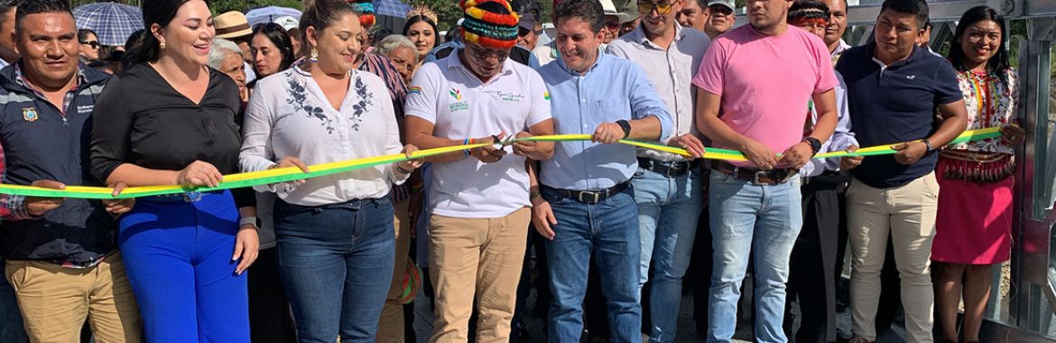 BOLETÍN DE PRENSA N° 0044 SE INAUGURÓ UN PUENTE ESTRATÉGICO EN MORONA