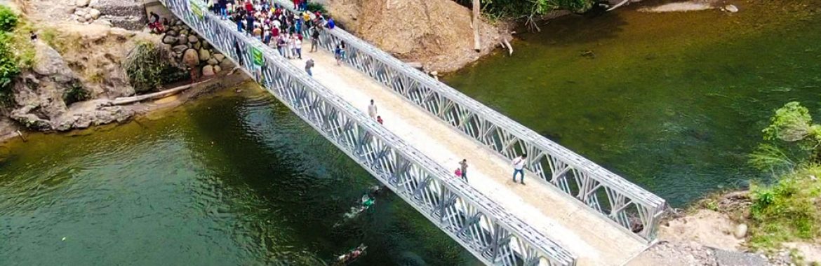 BOLETÍN DE PRENSA N° 0045 SE INAUGURÓ PUENTE SOBRE EL RIO MACUMA