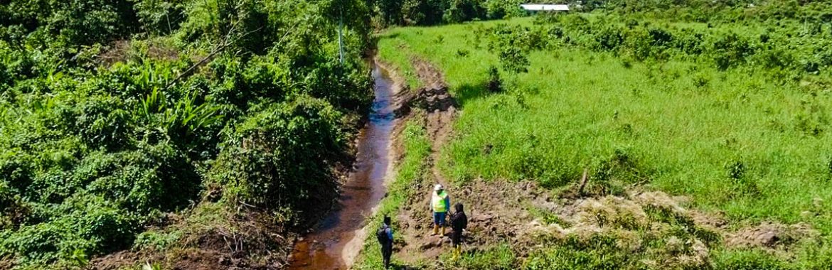 BOLETÍN DE PRENSA N° 0001/2023. 78 km de canales de drenaje en la provincia