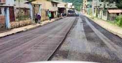 ¡Habitantes de Nueva Tarqui reciben con alegría el inicio de asfaltados!