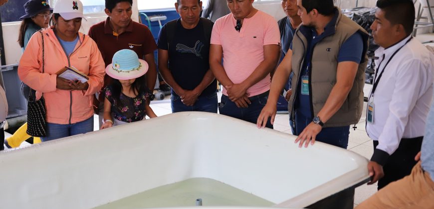 CAPACITAMOS EN PRODUCCIÓN PISCÍCOLA