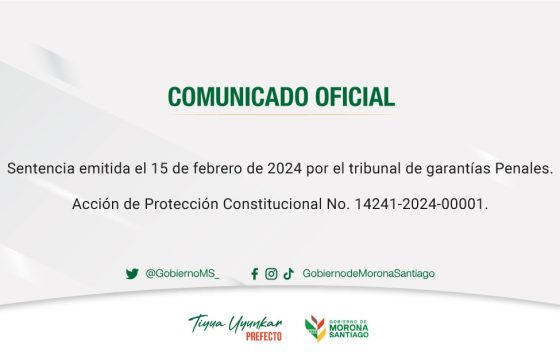 DISCULPAS PÚBLICAS, Acción de Protección Constitucional