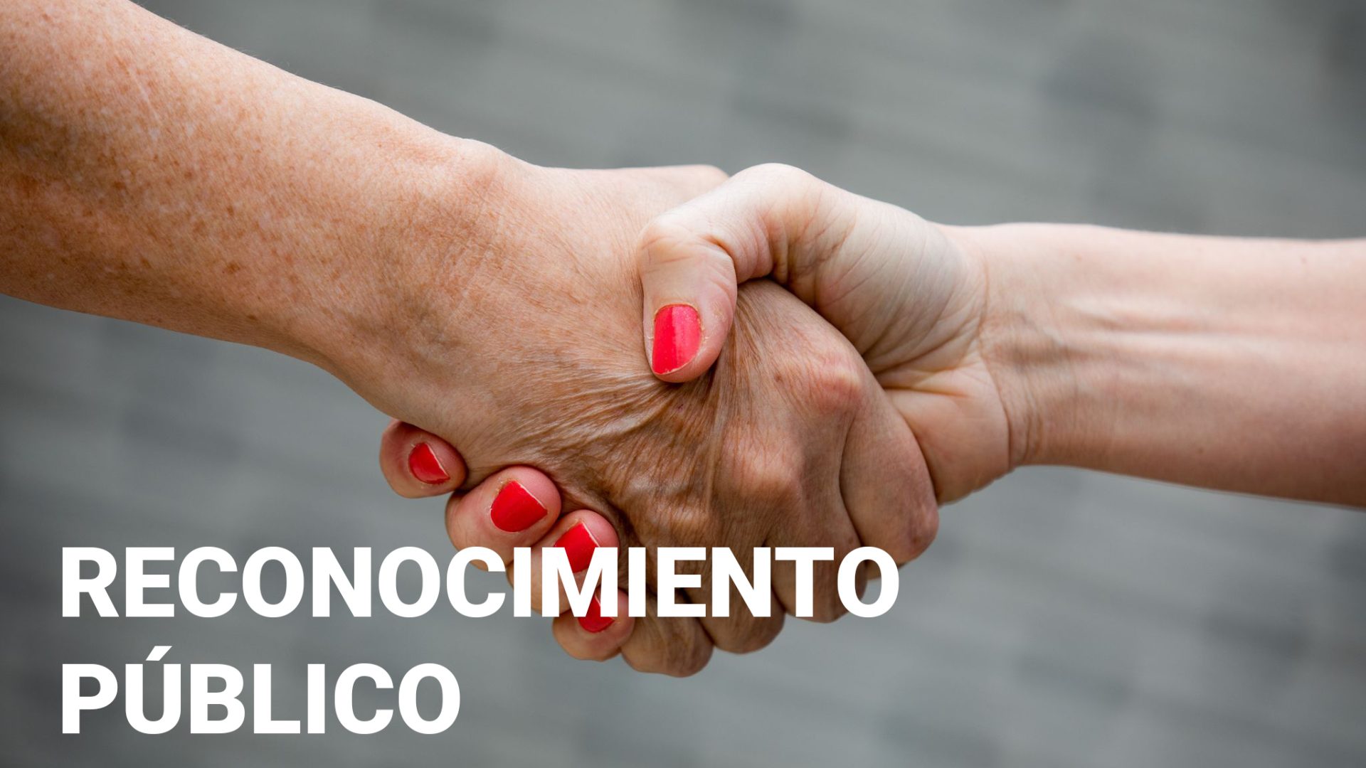 RECONOCIMIENTO PÚBLICO