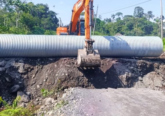 BOLETÍN DE PRENSA N.°017. MEJORAMIENTO VIAL EN MORONA SANTIAGO