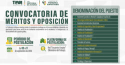 Convocatoria Concurso de Méritos y Oposición 2026