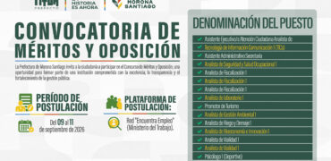 Convocatoria Concurso de Méritos y Oposición 2026