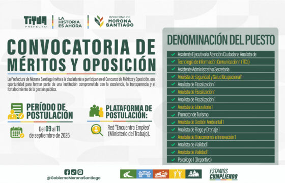 Convocatoria Concurso de Méritos y Oposición 2026